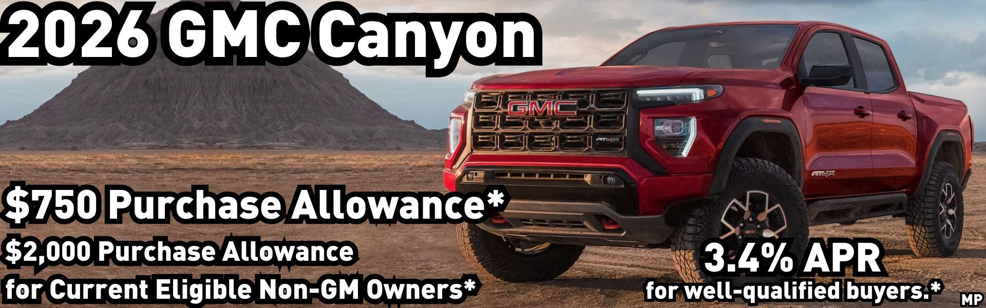 2026 GMC Canyon 